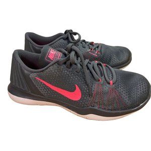 Nike Training Flex Supreme TR5 Flywire Gray Womens Size 8.5 Wide